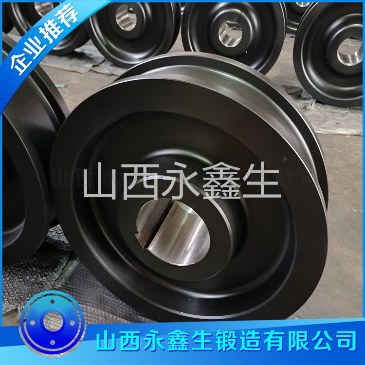 倾侧式翻车机车轮锻件